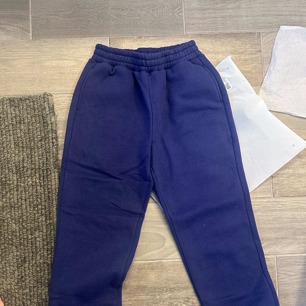 Comfrt indigo oversized sweatpants
